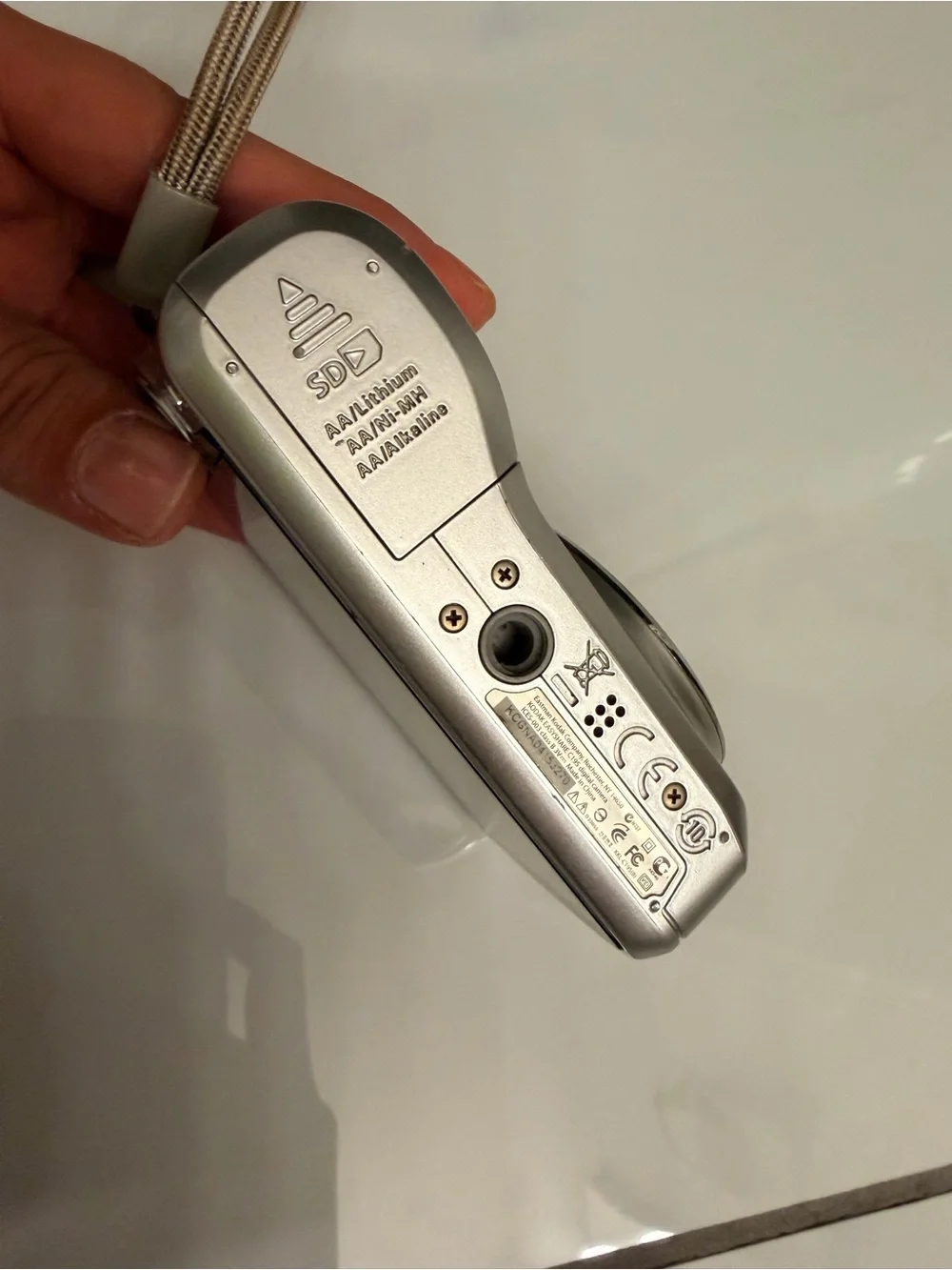 Kodak Silver Compact Digital Camera with Wrist Strap